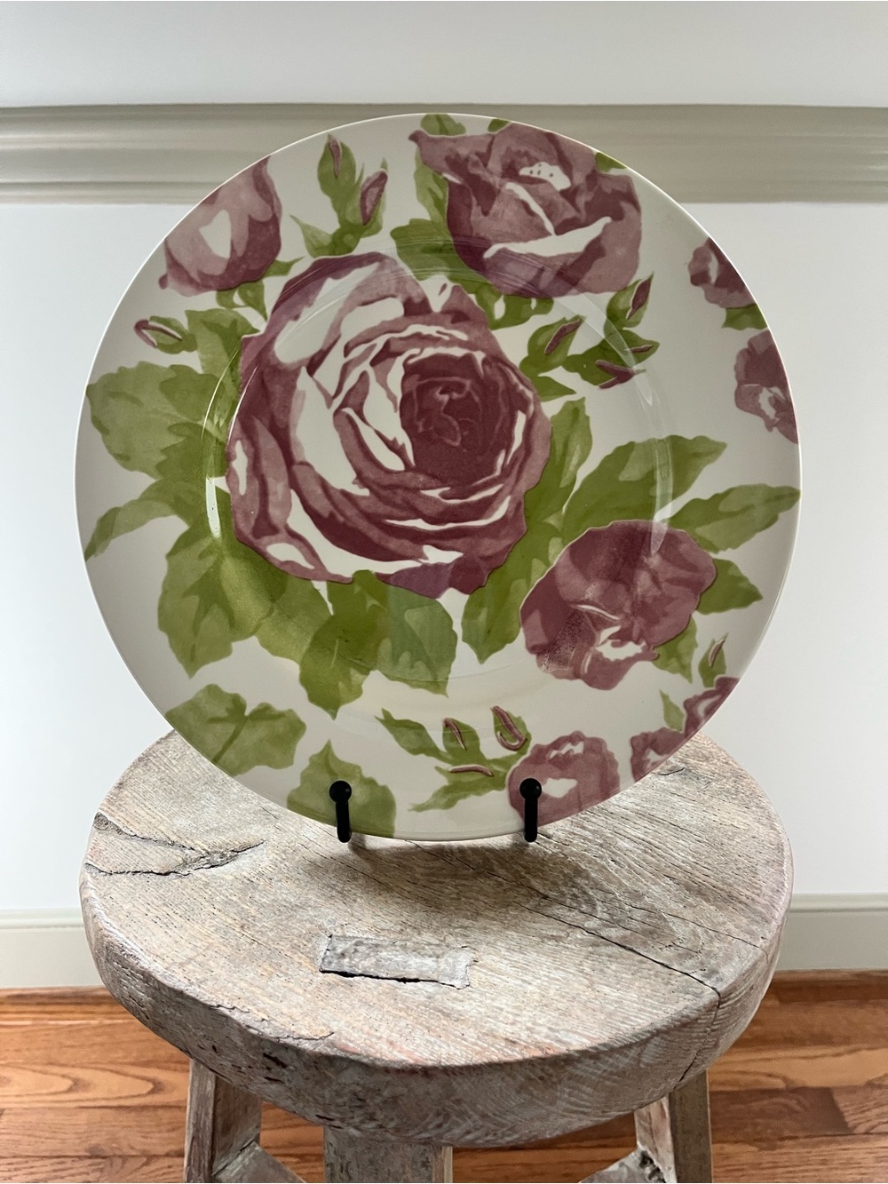 Cath Kidston 11” Rose Floral Plate Made in England